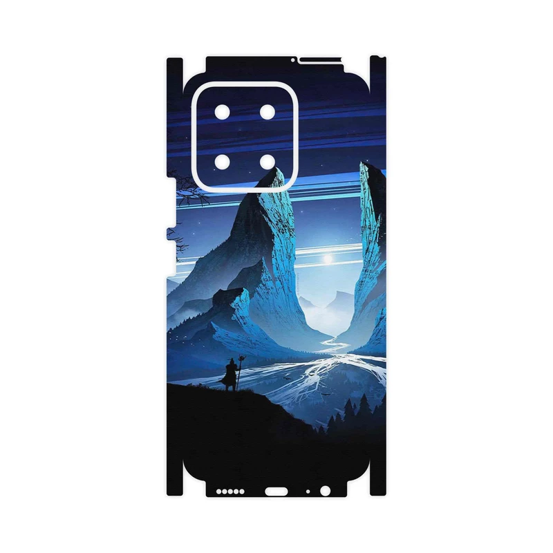 برچسب پوششی ماهوت مدل Blue Mountains Digital Art-FullSkin مناسب برای گوشی موبایل آنر X5b