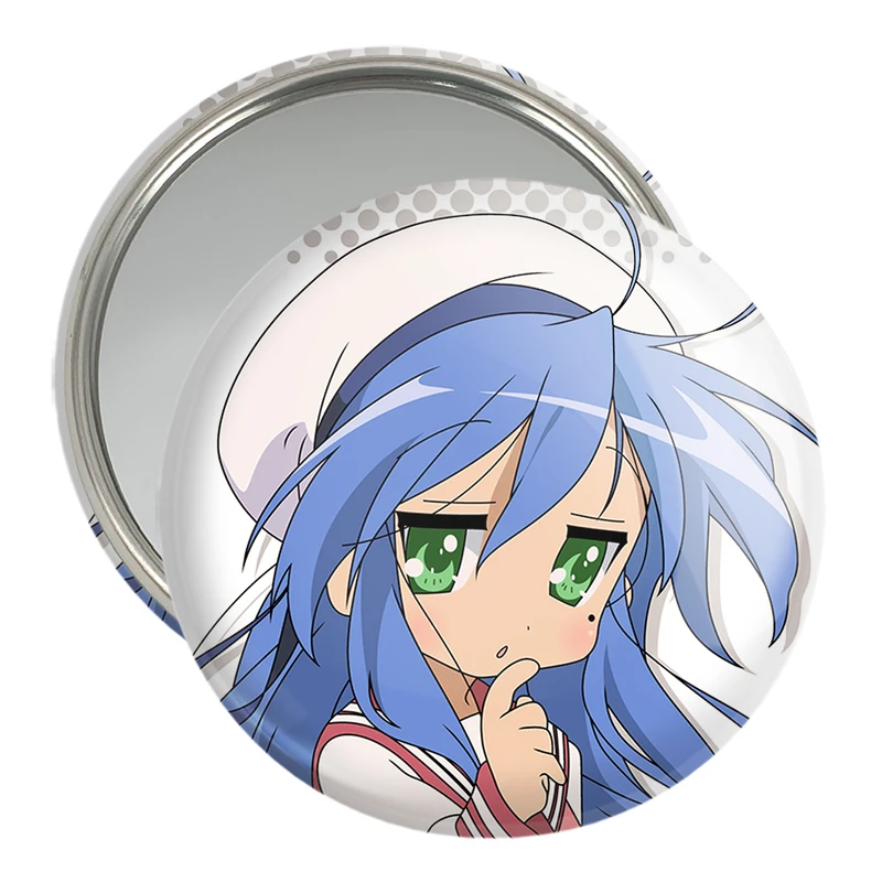 آینه جیبی خندالو مدل ایزومی انیمه Lucky Star  کد 23613