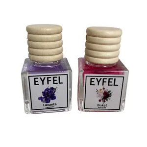 	 خوشبوکننده هوا خودرو ایفل مدل دسته گل و لوندر کد Bouquet-Lavender حجم 10 میلی‌ لیتر بسته 2 عددی