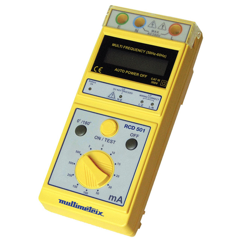 تستر جریان نشتی مولتی‌ متریکس مدل RCD501