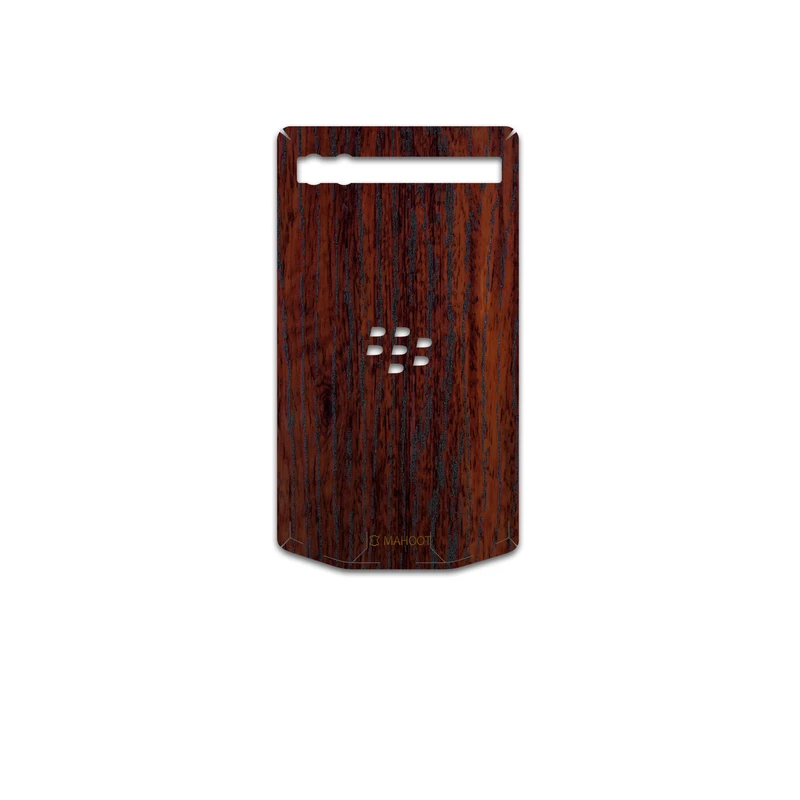 برچسب پوششی ماهوت مدل Red-Wood مناسب برای گوشی موبایل بلک بری Porsche Design P9983