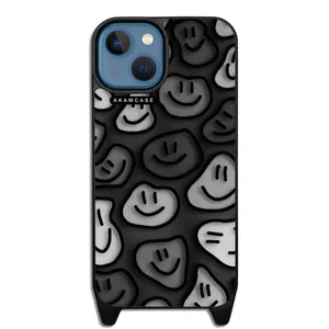 AKAM AMCWLA14-HAPPY FACE5 Cover For Apple iPhone 14
