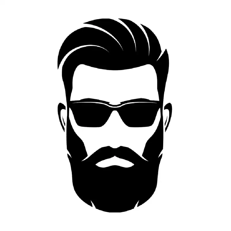 شابلون باتیس آرت طرح ریش کد 318