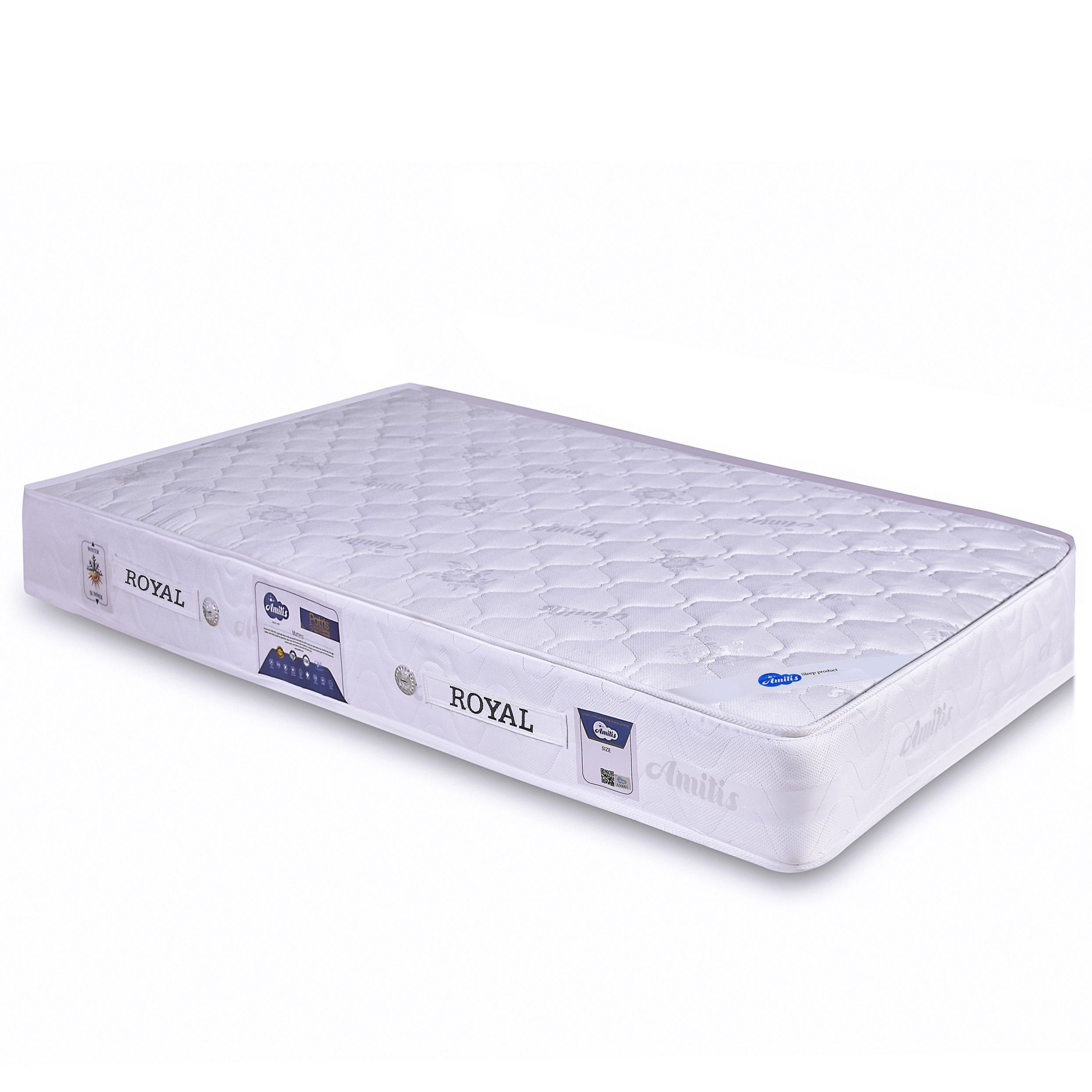 تشک رویال مدل پارمیس یک نفره سایز 80x180 سانتی متر