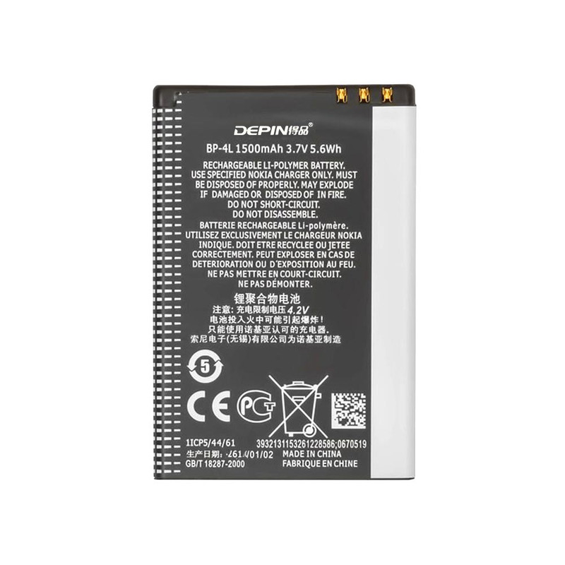 باتری موبایل دپین مدل BP-4L ظرفیت 1500 میلی آمپرساعت مناسب برای گوشی موبایل نوکیا 6650 / N97 / E71 / E72