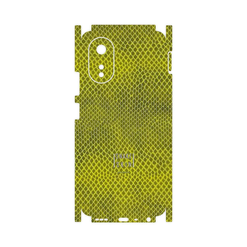 برچسب پوششی ماهوت مدل Yellow Snake Skin-FullSkin مناسب برای گوشی موبایل اپو A38