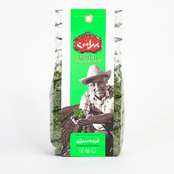 سبزی خشک مخلوط قرمه سبزی بهرامن- 80 گرم