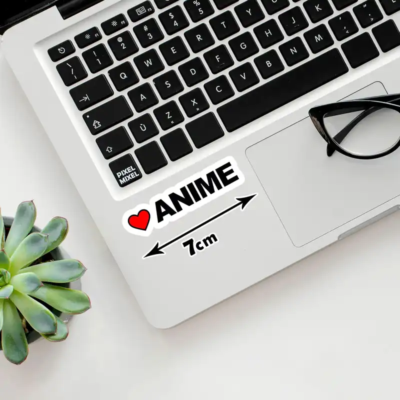 استیکر لپ تاپ پیکسل میکسل مدل انیمه ناروتو ایتاچی شارینگان مجموعه 5 عددی