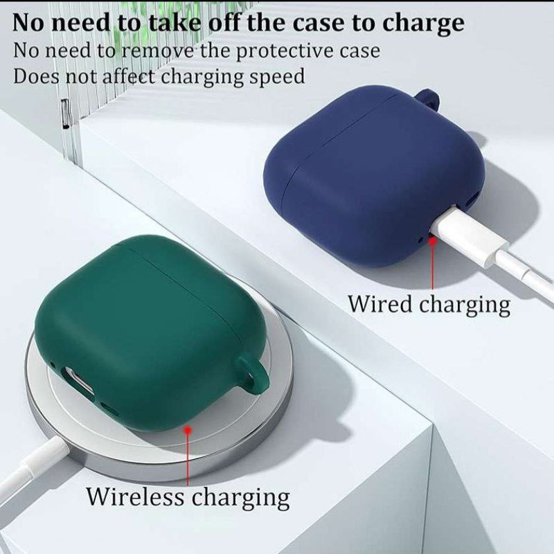 کاور مدل Silicone کد airpod4 مناسب برای اپل Airpod 4 / 4 ANC