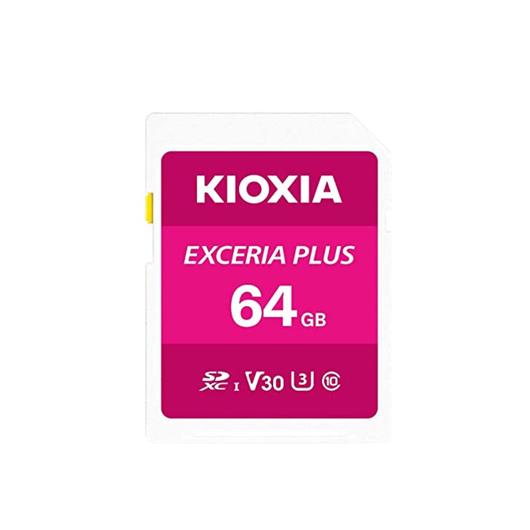 کارت حافظه‌ SDXC کیوکسیا مدل EXCERIA PLUS کلاس 10 استاندارد UHS-1 U3 سرعت 100MBps ظرفیت 64 گیگابایت