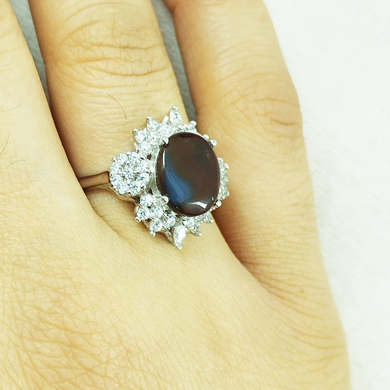 انگشتر نقره زنانه سلین کالا کد 14عقیق