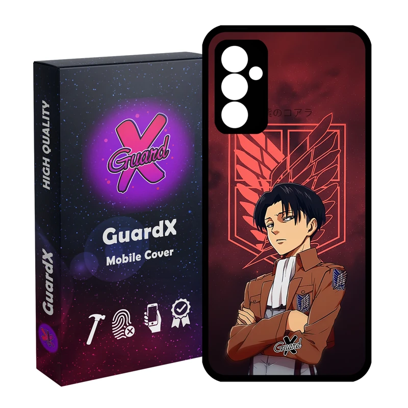 کاور گارد ایکس طرح Levi Anime مدل Glass10478 مناسب برای گوشی موبایل سامسونگ Galaxy A14 / A14 5G