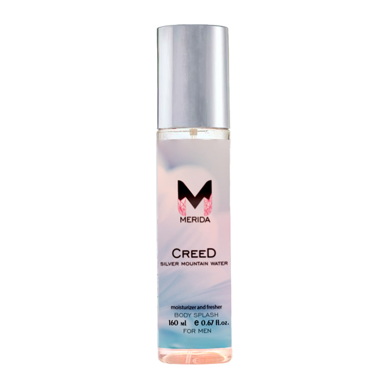 اسپری بدن و بادی اسپلش مردانه مریدا مدل creed silver mountain water حجم 160 میلی لیتر