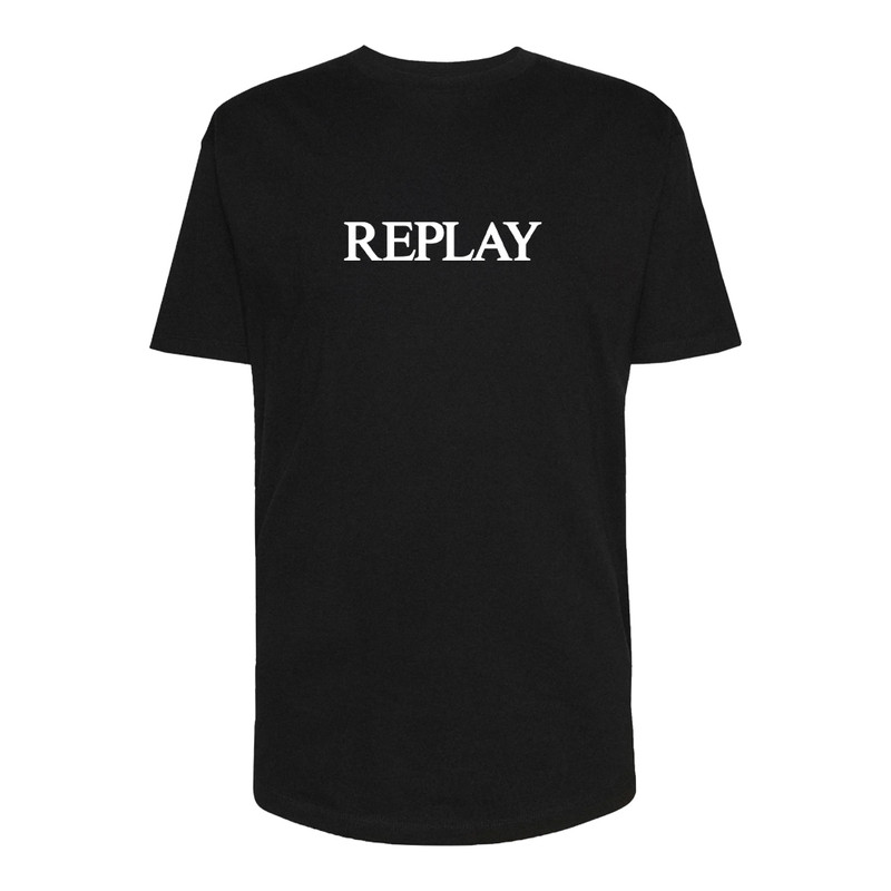 تی شرت لانگ مردانه آستین کوتاه مدل REPLAY کد P030 رنگ مشکی