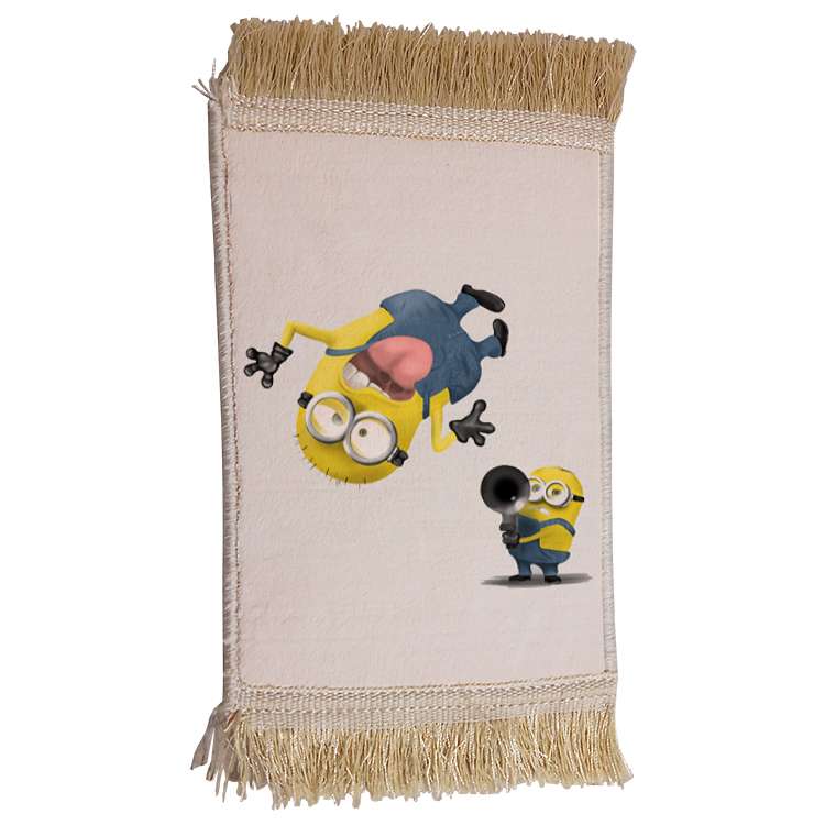 فرش ماشینی دیوارکوب مدل مینیون کد 69