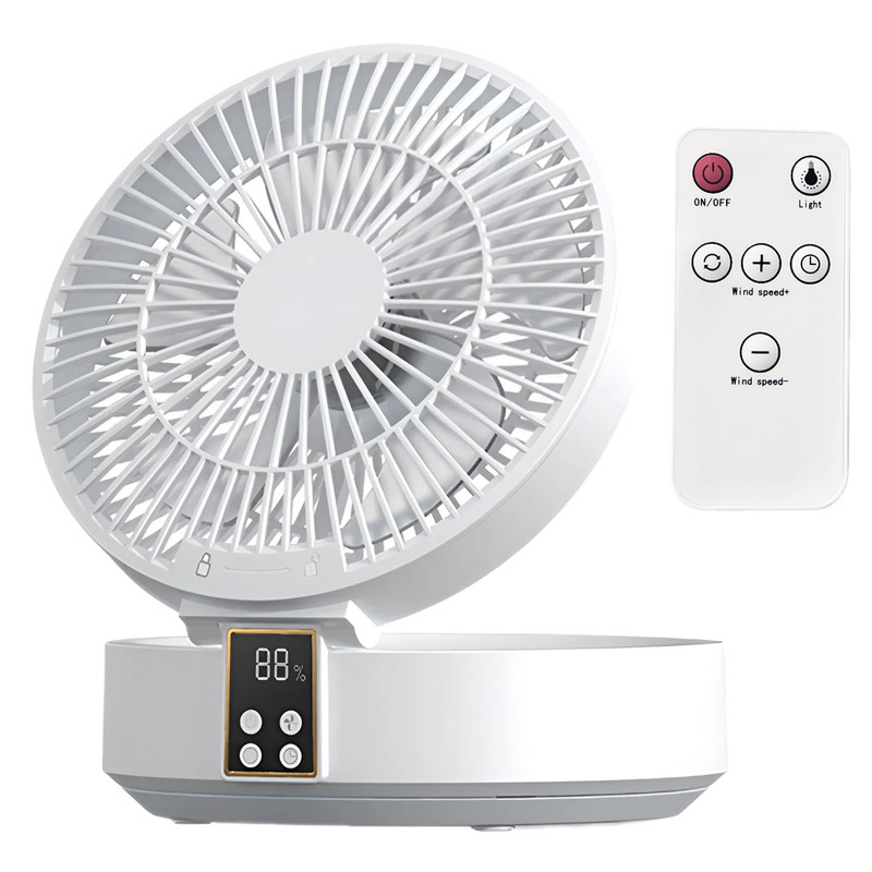 پنکه رومیزی مدل گردش خودکار تایمر دار کد JS101