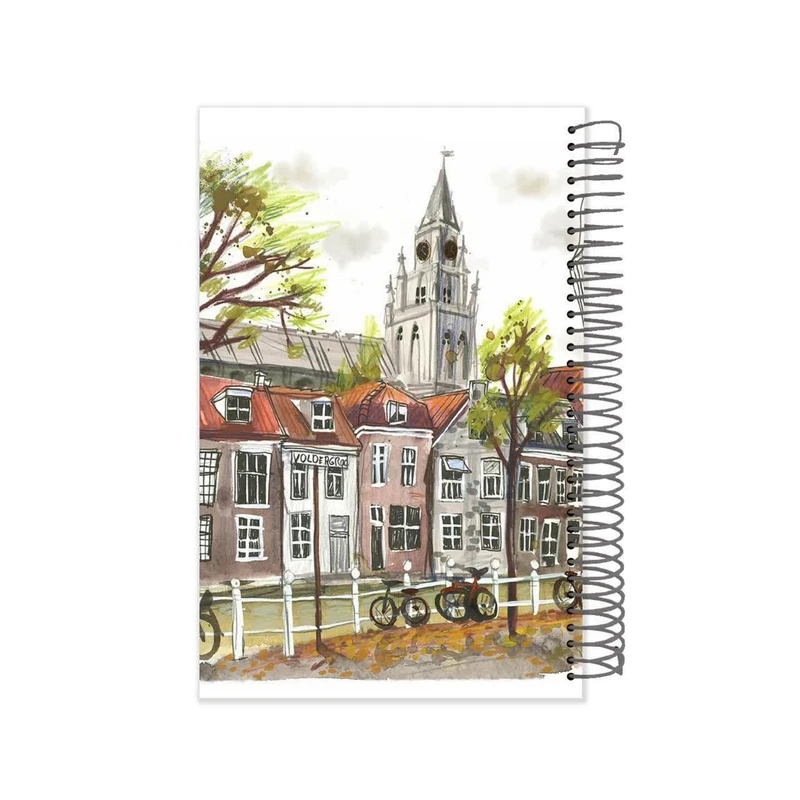 دفتر ژورنال نویسی 100 برگ طرح نقطه ای برج ساعت لندن کد ROSN-119