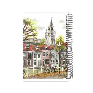 دفتر مشق 100برگ طرح برج ساعت لندن کد ROS-119