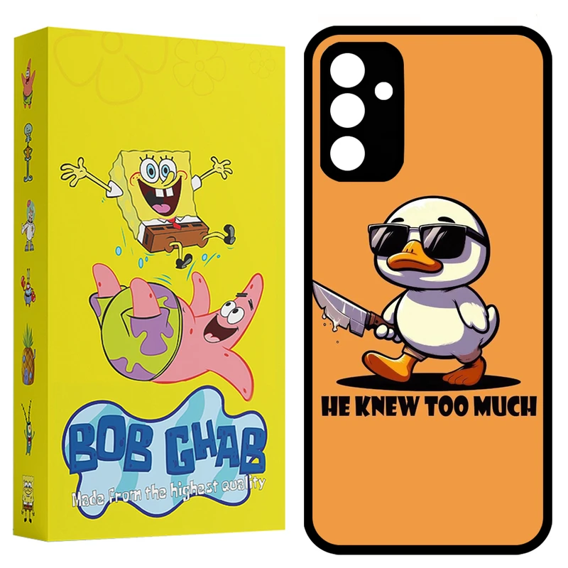 کاور باب قاب طرح اردک مدل BCPA34 مناسب برای گوشی موبایل سامسونگ Galaxy A34 5G