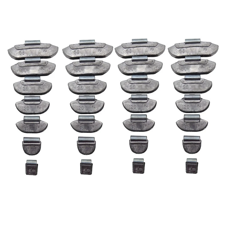 سرب بالانس لاستیک مدل گیره ای کد 35-5 مجموعه 28 عددی