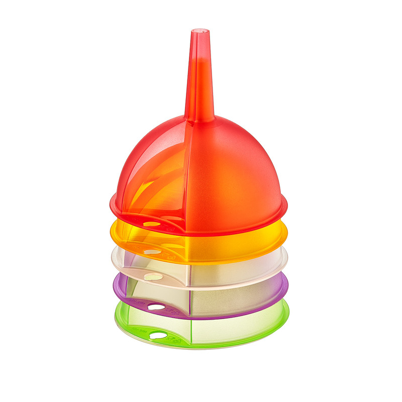 قیف ایراک پلاستیک مدل HU-335 بسته سه عددی