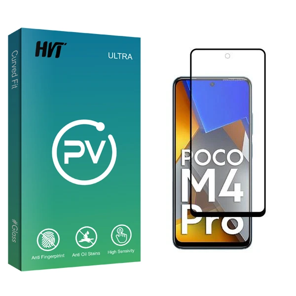 محافظ صفحه نمایش سرامیکی اچ وی تی مدل PV2 مناسب برای گوشی موبایل شیائومی Poco M4 Pro 4G