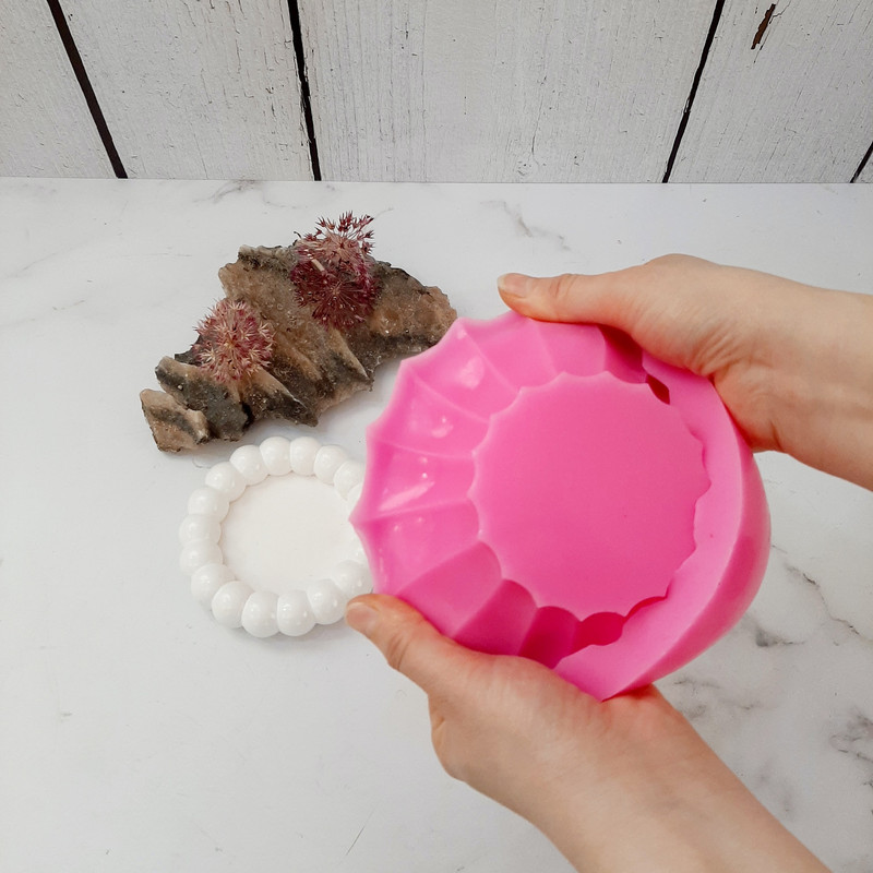 قالب سیلیکونی مدل کاسه مرواریدی