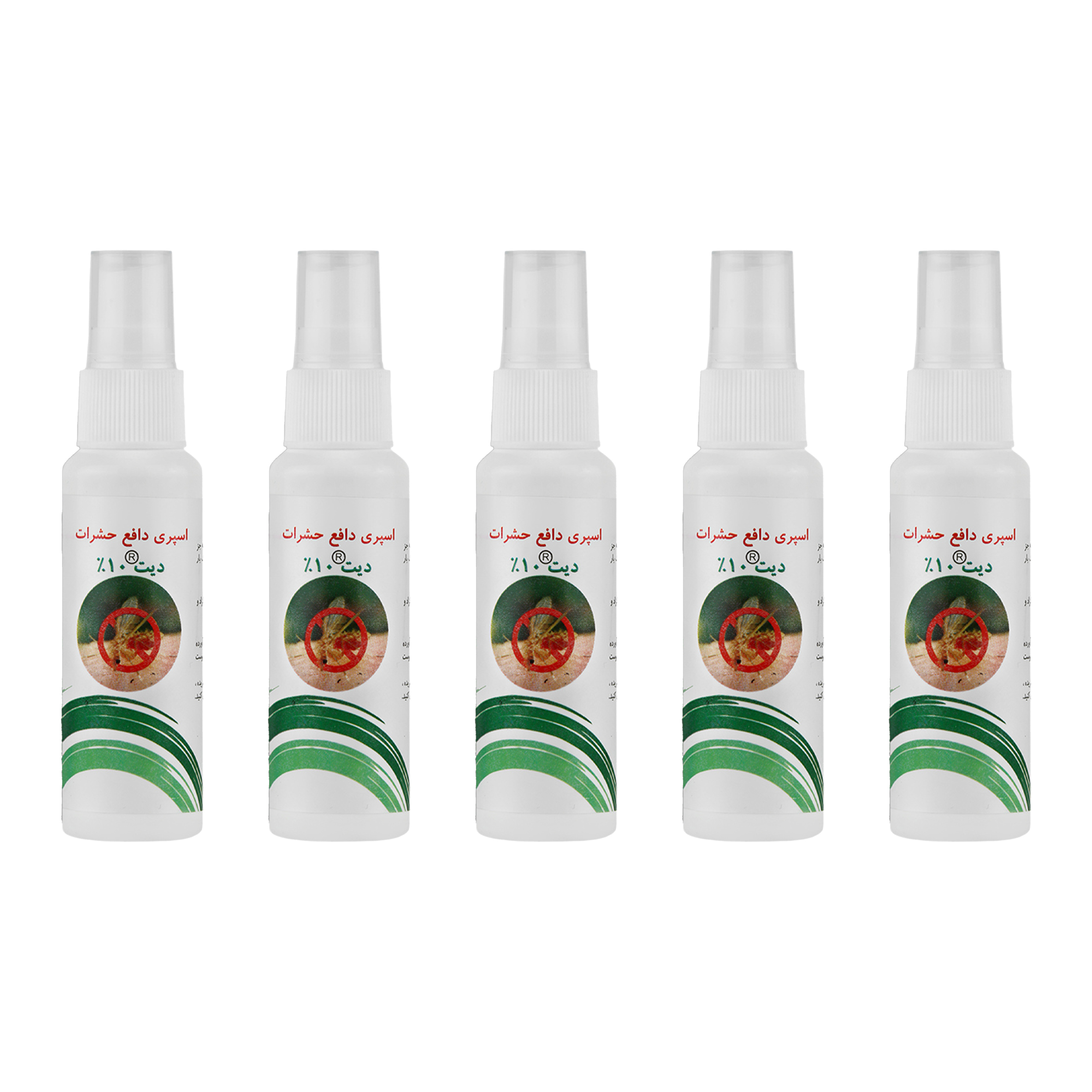 اسپری بدن دور کننده حشرات آر ان جی مدل DEET 10% حجم 40 میلی لیتر بسته ۵ عددی