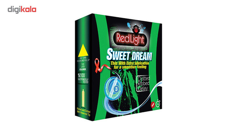 کاندوم ردلایت مدل Sweet Dream بسته 3 عددی