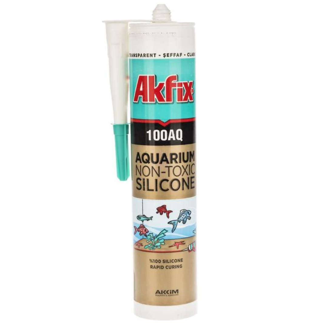 چسب آکواریوم آکفیکس مدل 100AQ مخصوص ماهی حجم 310 میلی لیتر