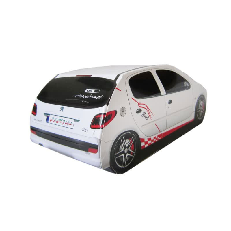 جعبه دستمال کاغذی مدل پژو 207