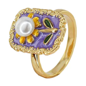 انگشتر زنانه زودیکا مدل میناکاری کد AAE627