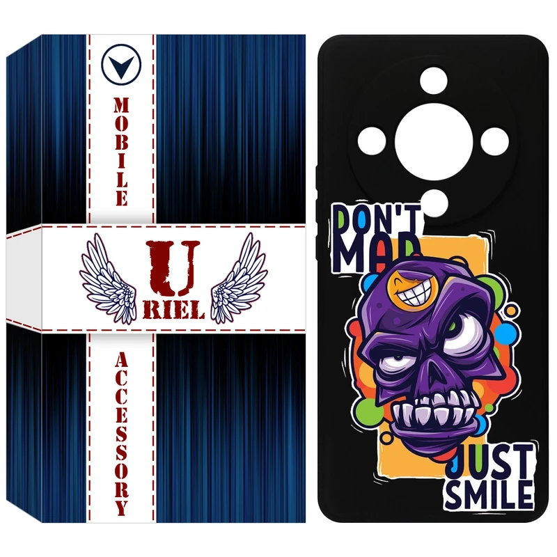 کاور یوریل قاب مدل KSH کد 33 طرح Smile مناسب برای گوشی موبایل آنر X9b / X50 / Magic6 Lite / Magic 6 Lite