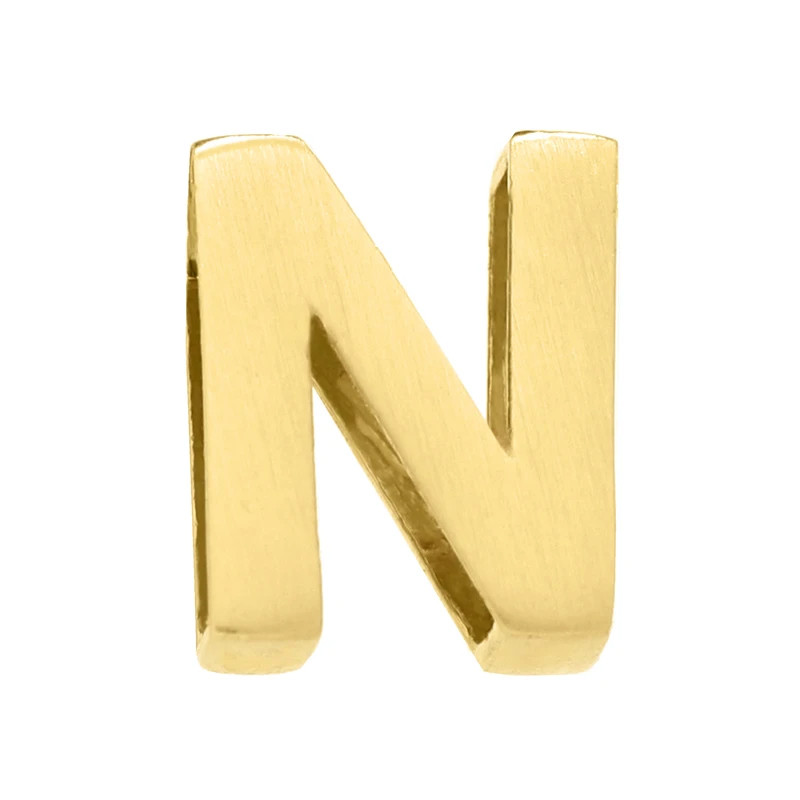 آویز گردنبند طلا 18 عیار زنانه دوست خوب طرح حرف N