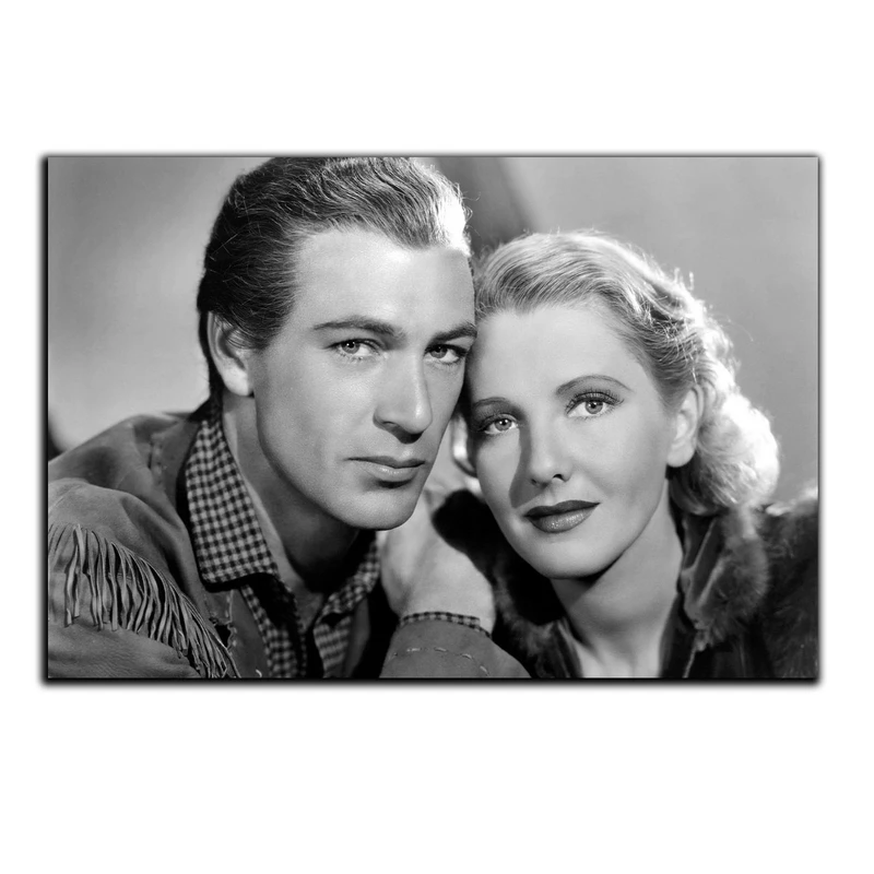 تابلو شاسی بکلیت طرح بازیگر سینما جین آرتور و گری کوپر مدل SH-6282