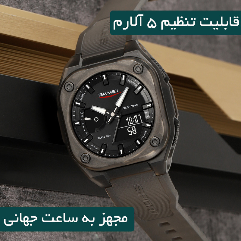 ساعت مچی دیجیتال مردانه اسکمی مدل 23-28BK ساعت مچی دیجیتال مردانه اسکمی مدل 23-28BK