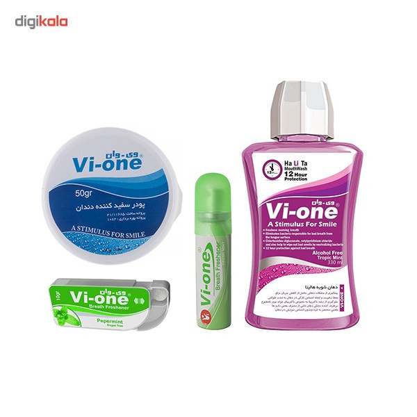 پک بهداشتی دهان و دندان وی وان - بسته 4 عددی