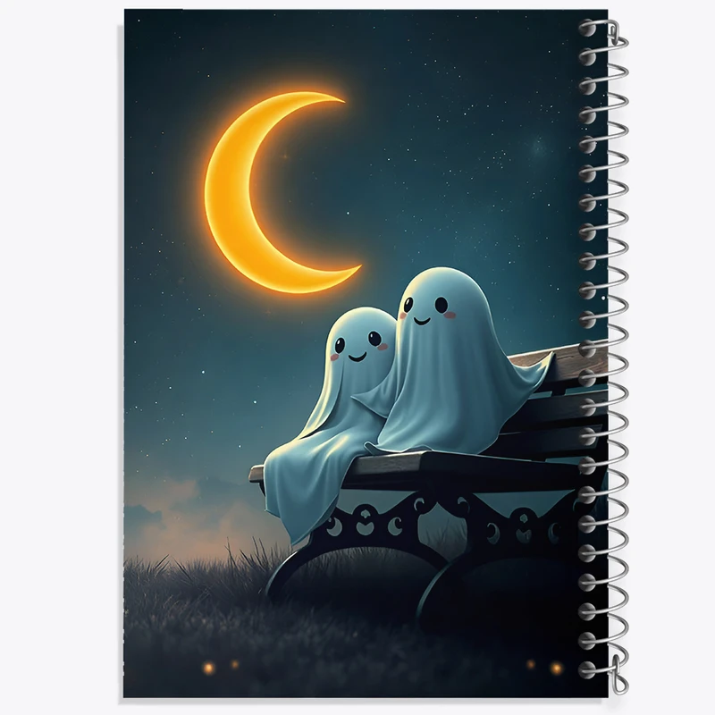 دفتر نقاشی 50 برگ خندالو طرح روح های بامزه کد F6649