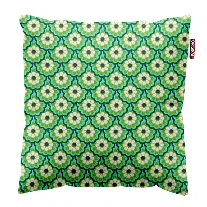  کوسن پاد آفرین طرح گل کد 3177 سایز 30*30 سانتی متر