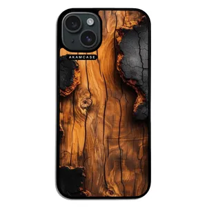 AKAM AMC-WA15PLUS-WOOD-12 Cover For Apple iPhone 15 Plus