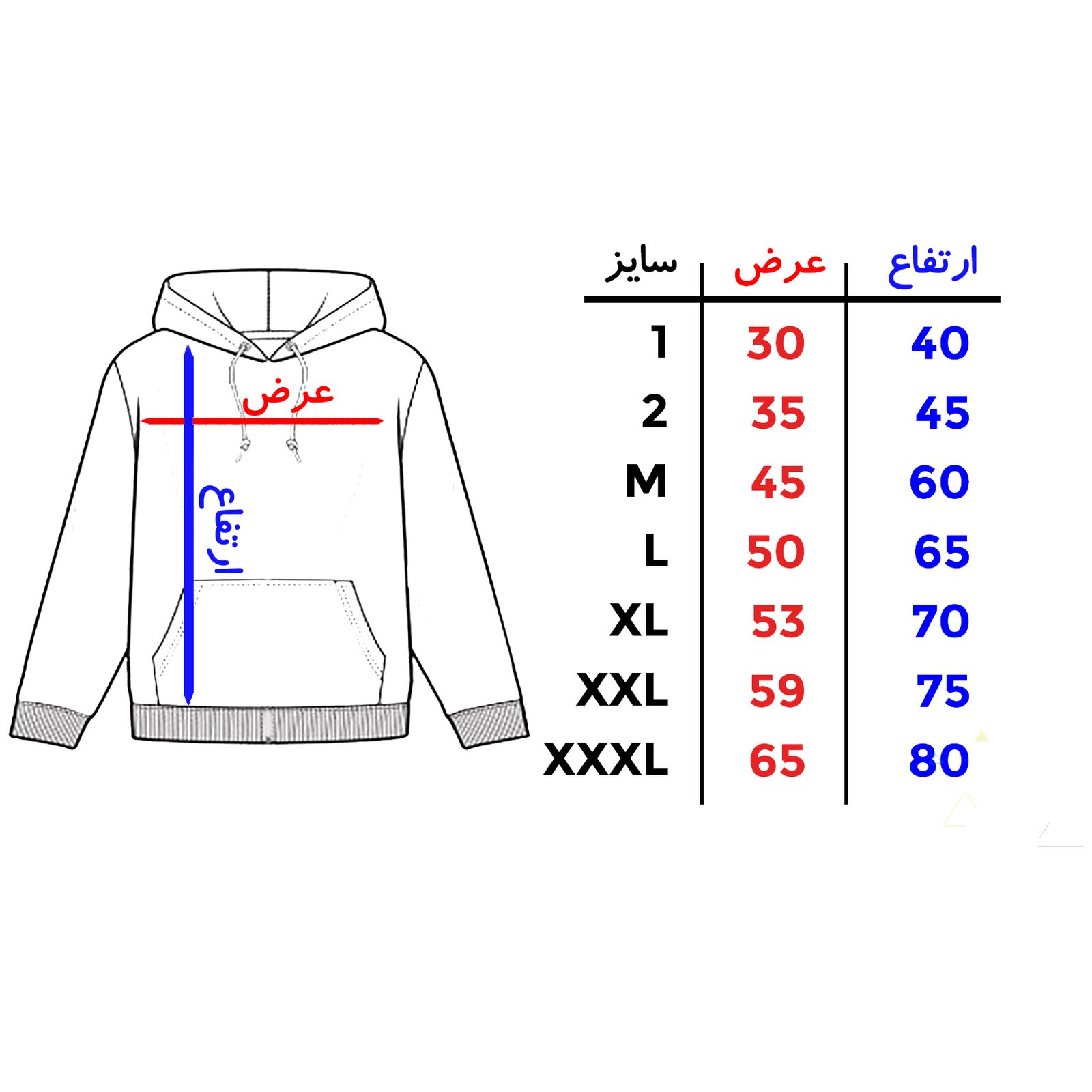 هودی مردانه مدل ساده کد MM01 رنگ مشکی -  - 3