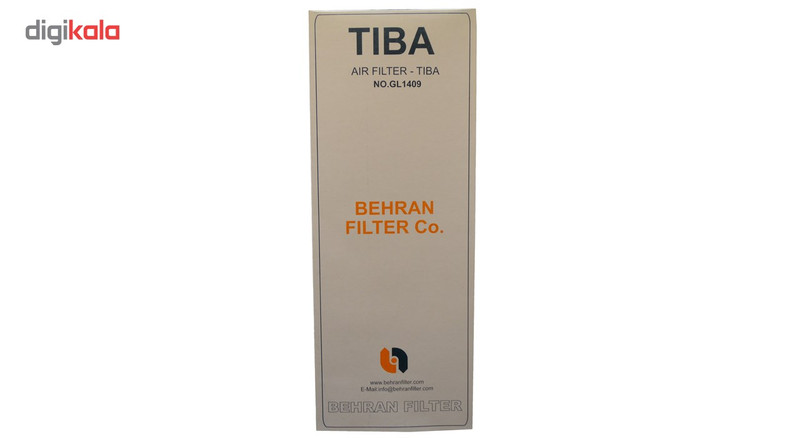 فیلتر هوا خودرو بهران فیلتر مدل GL1409 مناسب برای تیبا