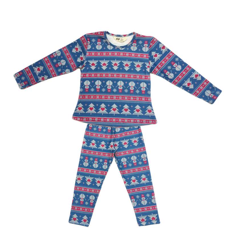 ست تی شرت و شلوار دخترانه اچ اند ام مدل 2252