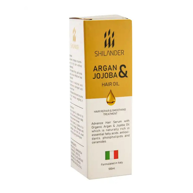روغن تقویت کنده مو شیلاندر مدل Argan Jojoba حجم 100 میلی لیتر