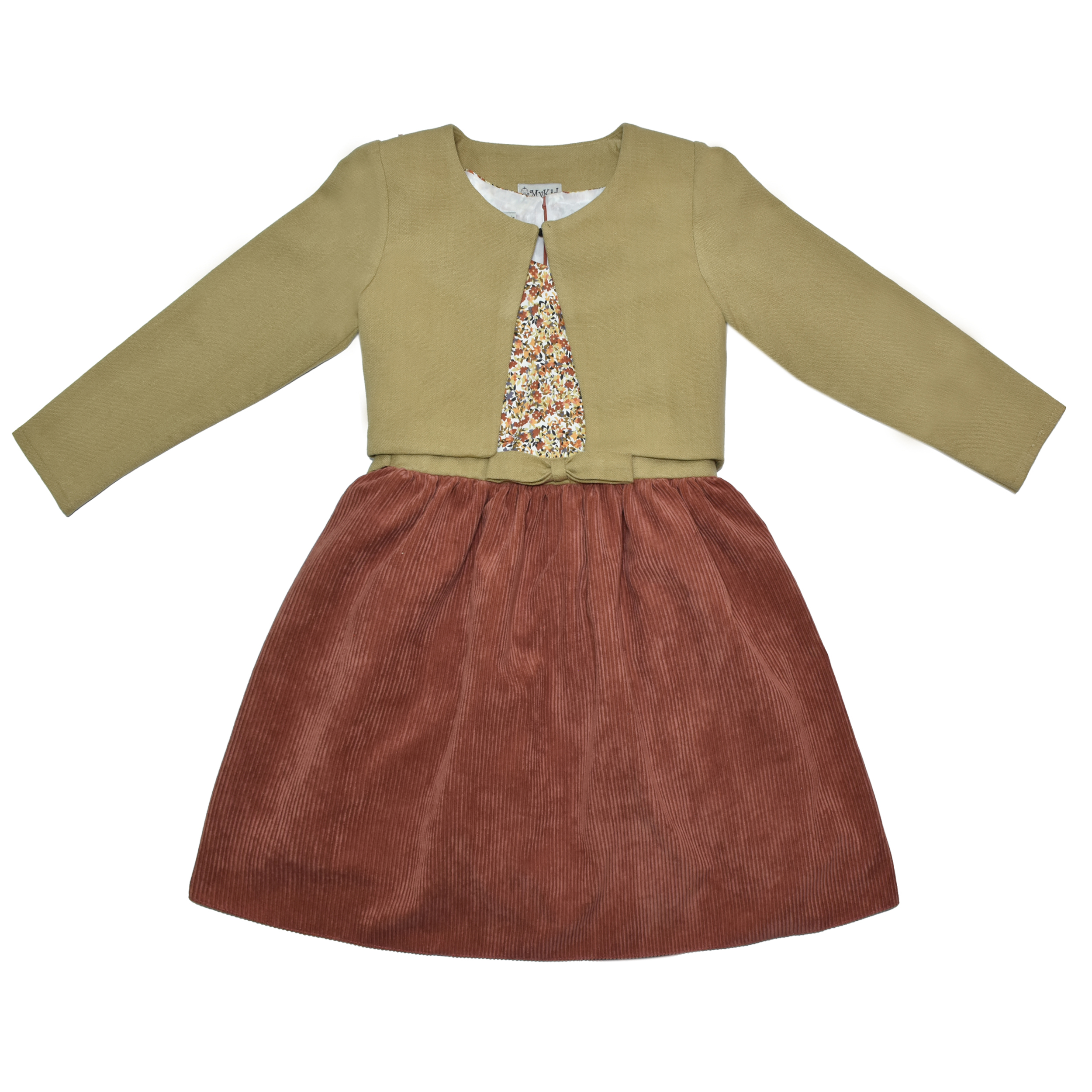 ست کت و پیراهن دخترانه ماي کيد مدل بارلي