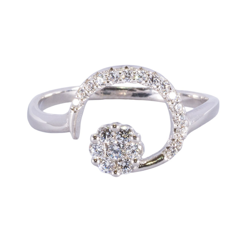 انگشتر نقره طهران گوهر مدل TG43