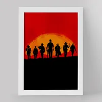 تابلو خندالو مدل رد دد Red Dead کد 10291