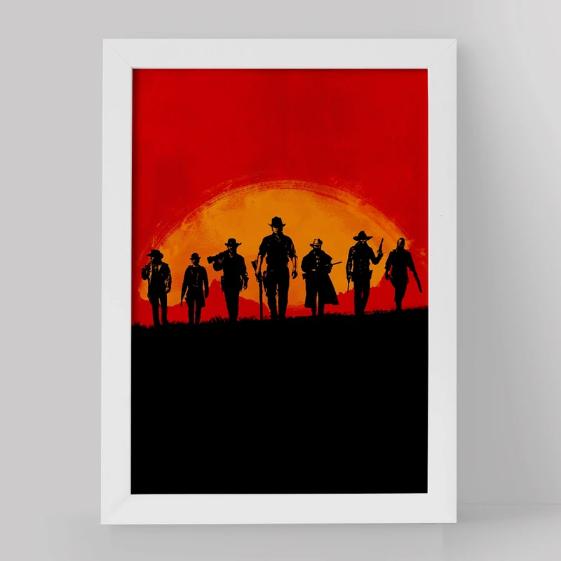 تابلو خندالو مدل رد دد Red Dead کد 10291