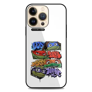AKAM AMC-WA13PRO-NINJA TURTLES11 Cover For Apple iPhone 13 Pro