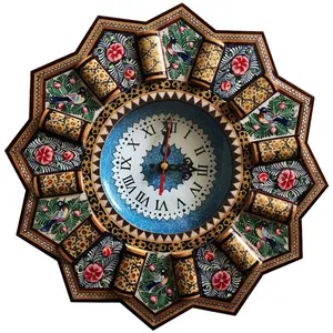 ساعت دیواری خاتم کاری کد 1515